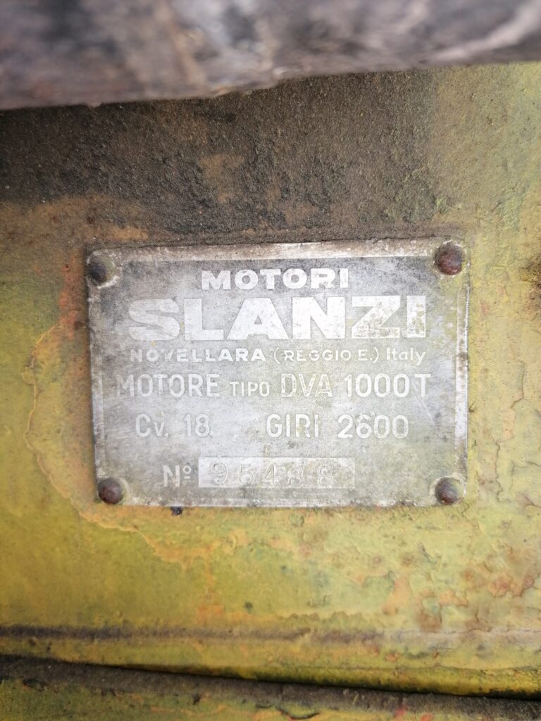 Motore Slanzi DVA 1000T, 18 CV, 2 CILINDRI
