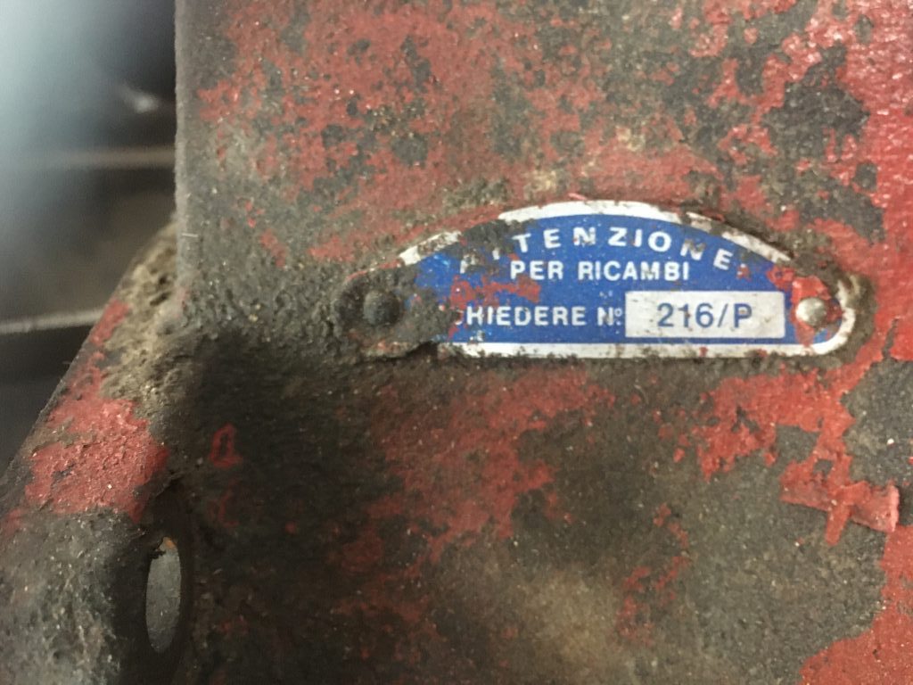 Ingranaggio Presa di forza 216/P