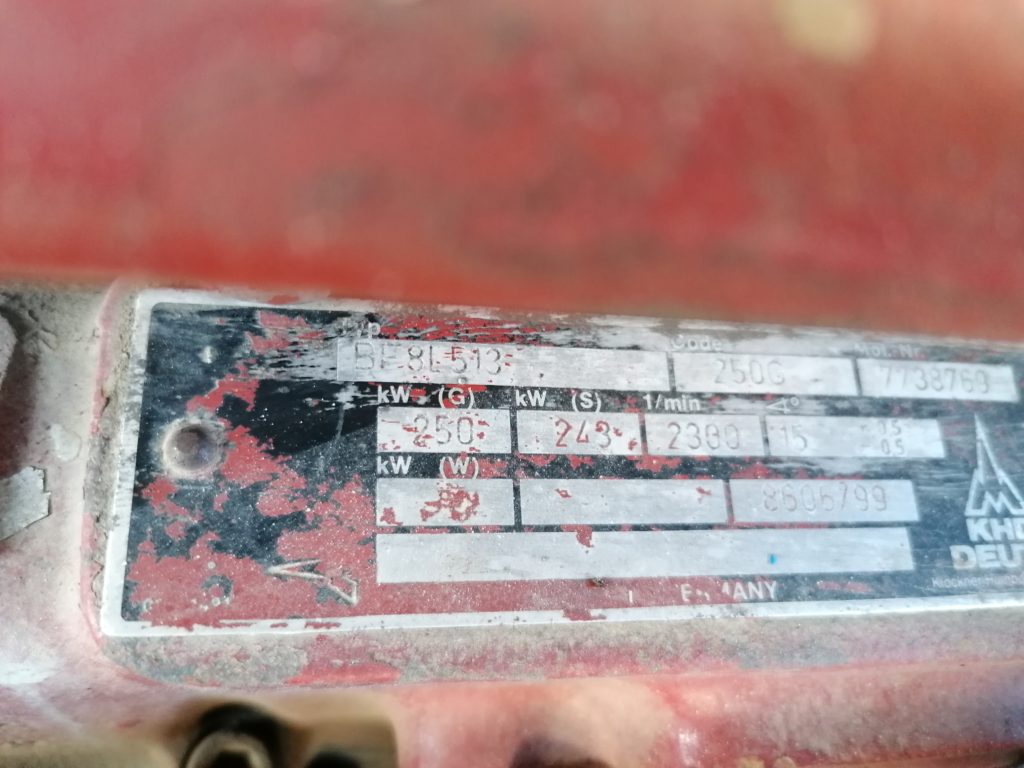 Motore Deutz per Magirus 8 cilindri V turbo BF8L513