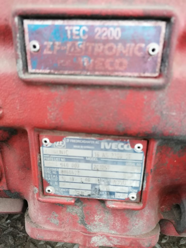 Cambio ZF Astronic 16 As 2200 IT per Iveco