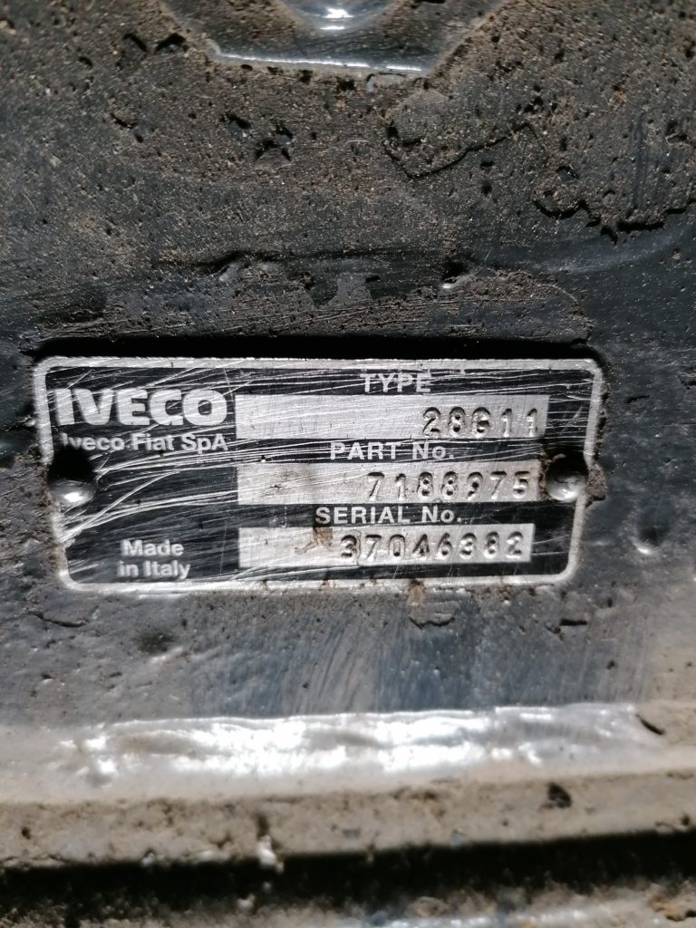 Terzo asse sterzante Tipo Intelligente Iveco (28 G 11) (EGUI 7189010)