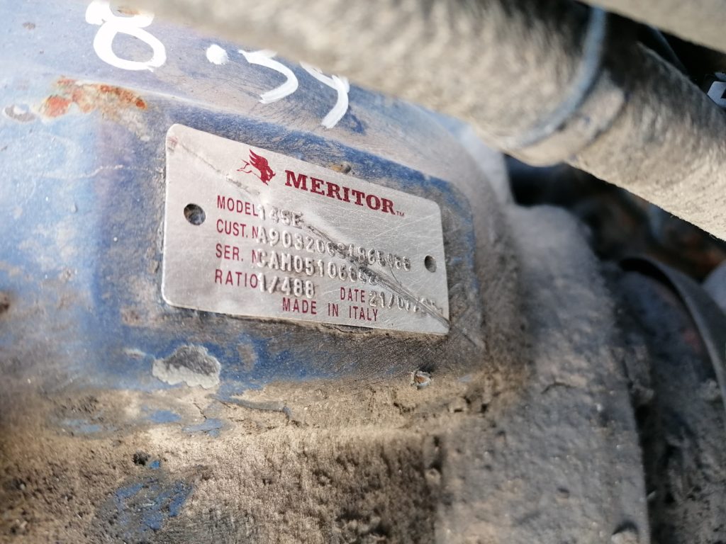 Ponte differenziale Meritor 145/E per Iveco (rapp. 8×39)