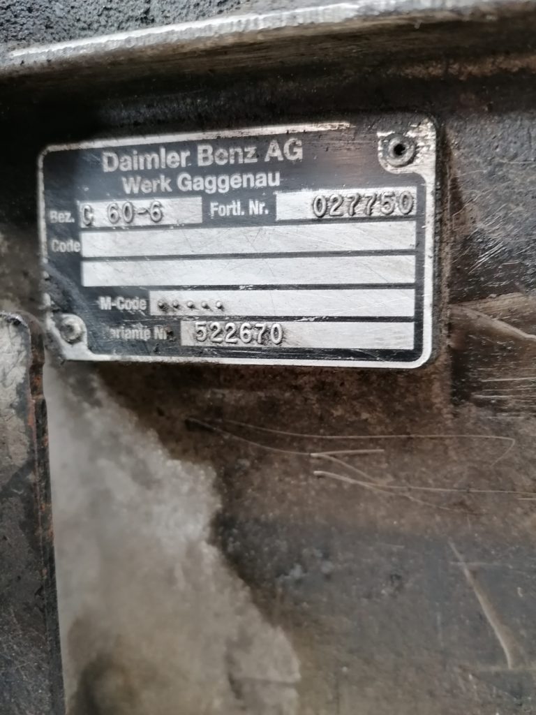 Cambio Mercedes per Atego 4 cilindri (C 60-6)