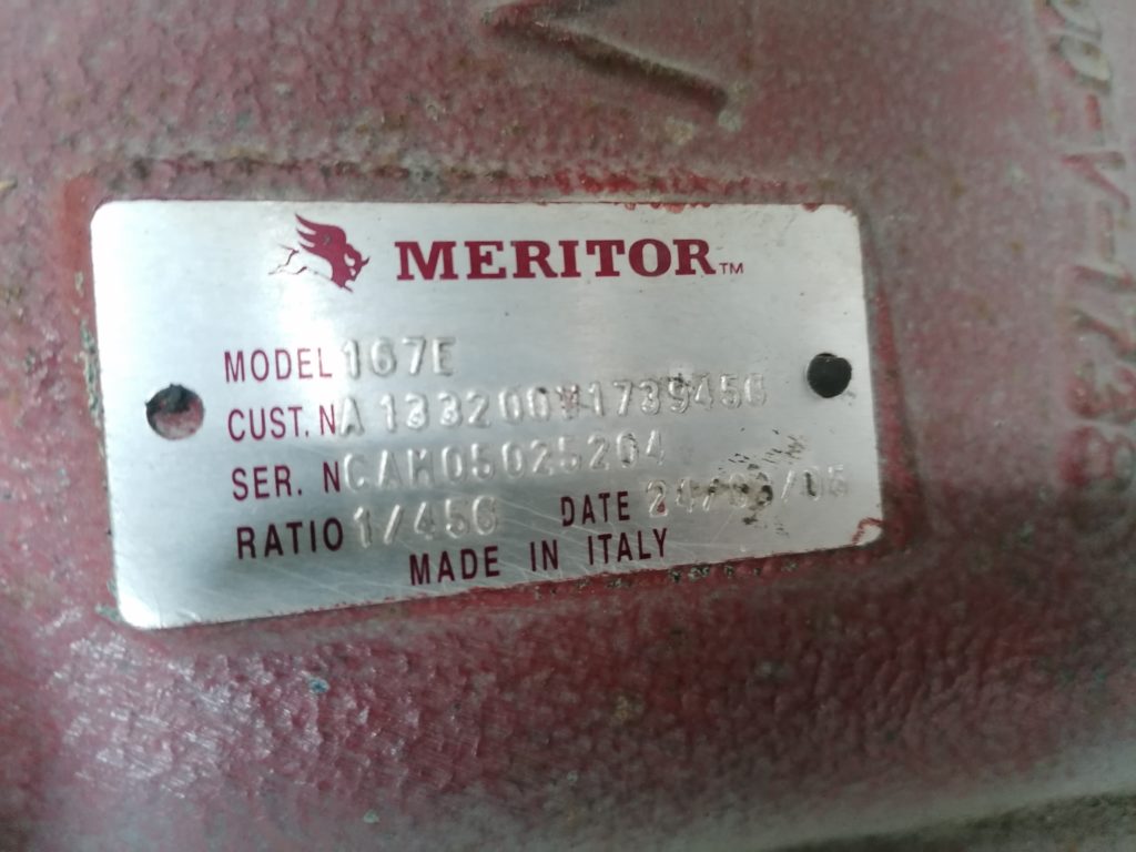 ponte differenziale Iveco Meritor 167E (rapp. 9×41) (ratio 1/456)