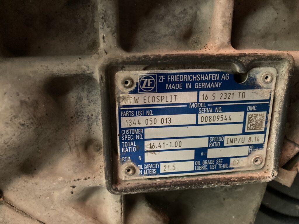 Cambio ZF New Ecosplit 16 S 2321 TD per Iveco