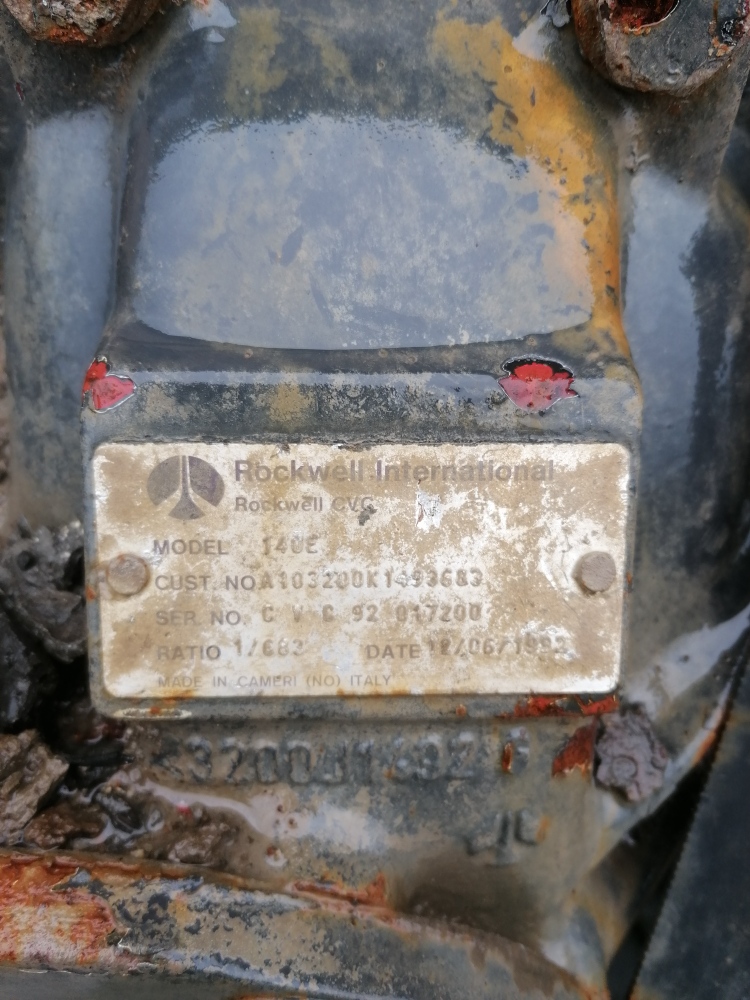 DIFFERENZIALE PER IVECO ROCKWELL 140E – RAPPORTO 1/683 (6/41) CON BLOCCAGGIO